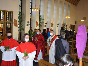 Palmsonntag in Heilig Kreuz